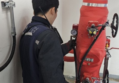 스프링클러설비 프리액션밸브 압력스위치 점검.jpg
