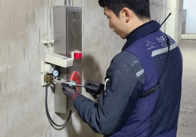 화재 감지기 동작 테스트(차동식 분포형).jpg